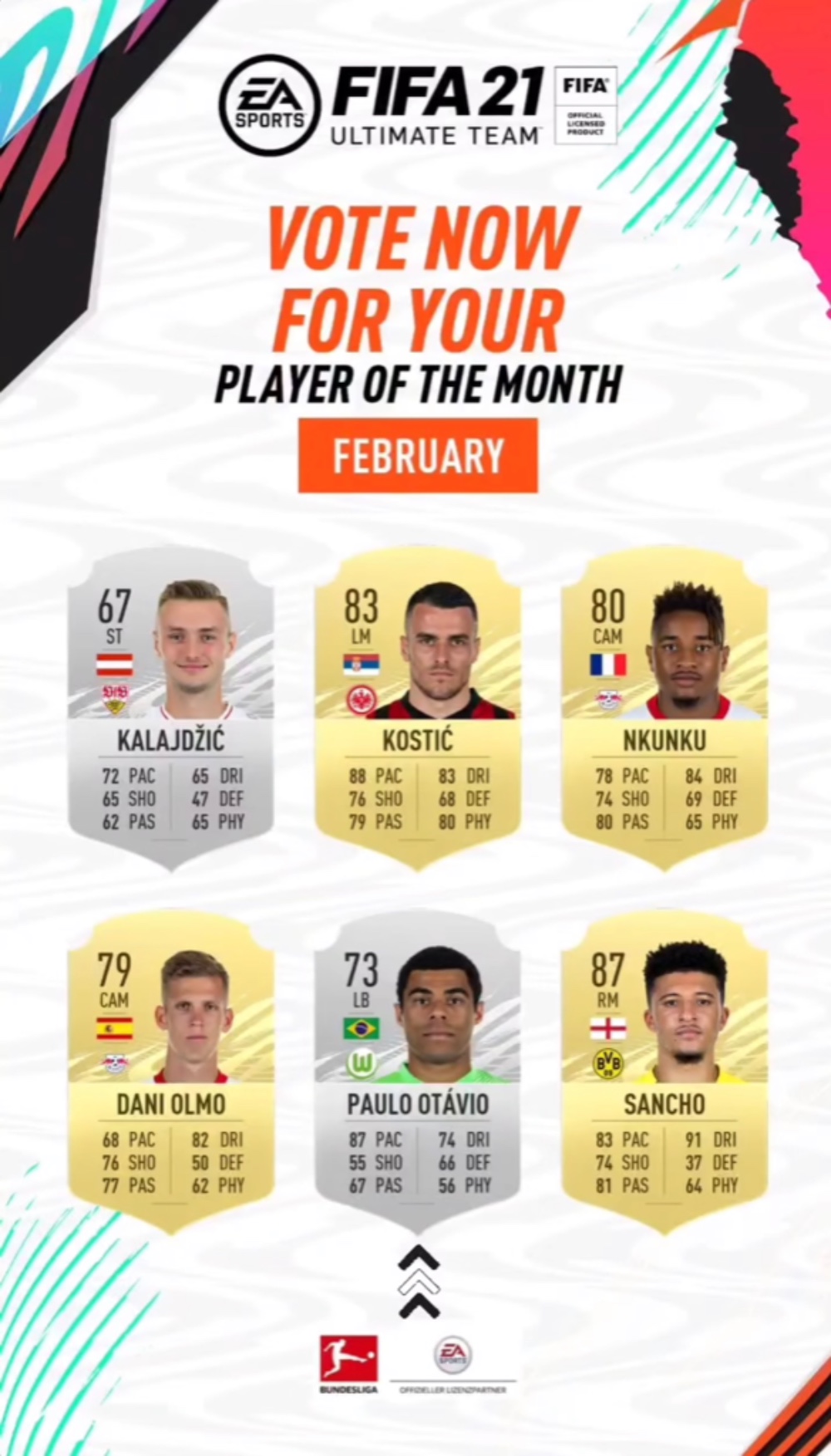 bundesliga player of the month vote FXP