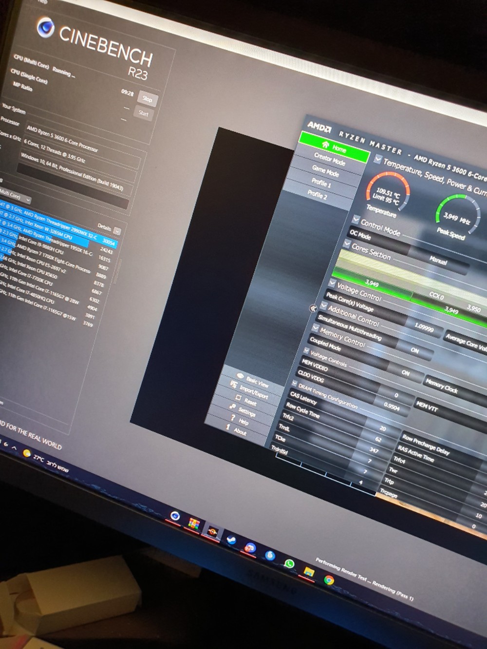 Topnex המעבד מגיע ל110 מעלות במאמץ מלא בcinebench - FXP