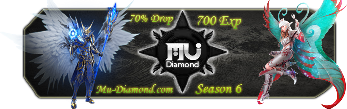 mudiamondowners - MuDiamond | Season 6 Episode 3 | 700exp | 70% Drop | Hosted - RaGEZONE Forums